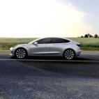 Tesla's Model 3 electric car is seen in this handout picture from Tesla Motors on March 31, 2016.