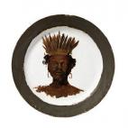 A Coruña, c. 1894-1895 Óleo sobre plato de loza blanca vidriada 39,5 cm (diámetro) Donación Pablo Picasso, 1970 Museu Picasso, Barcelona MPB 110.030 Fotografía © Museu Picasso, Barcelona / Gasull