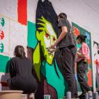 Concurso grafitero de Papa Johns en Moratalaz