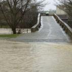 Desbordamiento del río Arga en Navarra