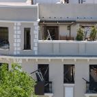 El interior del edificio da&ntilde;ado tras la explosi&oacute;n.