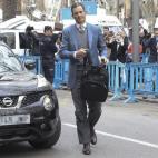 El marido de la infanta Cristina, Iñaki Urdangarin, llega a la Audiencia de Palma donde se celebra hoy la vista para decidir sobre la petición de medidas cautelares contra él y su exsocio Diego Torres, después de que hayan sido condenados a ...
