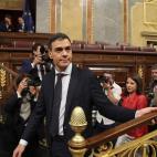 El presidente del Gobierno llega al hemiciclo.