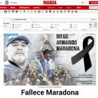 La portada de Marca
