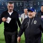 Con 59 a&ntilde;os, el aspecto de Diego Armando Maradona distaba mucho del que ten&iacute;a cuando se convirti&oacute; en una estrella del f&uacute;tbol mundial.