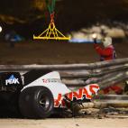 Terrible accidente de Grosjean en el Gran Premio de Bahrein