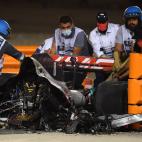 Terrible accidente de Grosjean en el Gran Premio de Bahrein