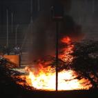 Terrible accidente de Grosjean en el Gran Premio de Bahrein
