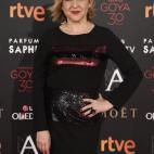 Vestida de Amaya Arzuaga y con joyas de Carrera y Carrera