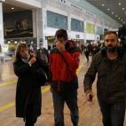 Familiares de los pasajeros del avión Airbus A 320 que se ha estrellado hoy en los Alpes Haute Provence.