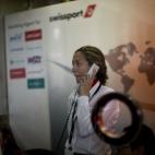 Trabajadora de Swissport.