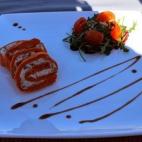 Tiene también queso de untar, jamón y nueces. Aquí puedes ver cómo prepararlo.