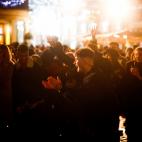 Aglomeraciones en el centro de Londres tras el fin del confinamiento