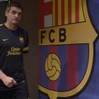 El técnico del Barcelona, Tito Vilanova, llega para una conferencia de prensa en la víspera del clásico de la liga española contra el Real Madrid en el Camp Nou, en Barcelona, España, el sábado 6 de octubre de 2012. (AP foto/Manu Fernandez)