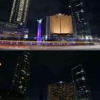 El distrito financiero de Yakarta, en Indonesia.