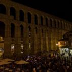 El Acueducto romano de Segovia.