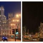 El Ayuntamiento de Madrid o Palacio de Cibeles, y la fuente del mismo nombre, sumados a la campaña.