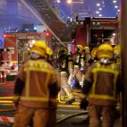 Incendio en Badalona.