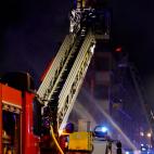 Incendio en Badalona.