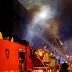 Incendio en Badalona.