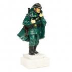 La miniatura fue un regalo del Ministerio del Interior. También han recibido una escultura de metal de la Policía Nacional de la Dirección General de Policía.