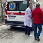 Ataque ruso a un centro militar ucraniano a 25 kil&oacute;metros de Polonia, el 13 de marzo de 2022 cerca de Lviv (Le&oacute;polis).