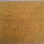 Se pueden ver detalles como el polideportivo, las gasolineras, pistas de tenis...