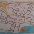 Se puede ver la primera fase de la autovía A-4, E-5, el parque "El Almendral", el parque natural "Las Canteras", la carretera N-443 dirección Cádiz, etc...