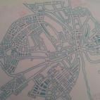 Podemos ver el plano de las carreteras y caminos de Carmona con cada salida señalizada.