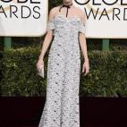 Con vestido de Louis Vuitton