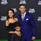 Georgina Rodriguez, Cristiano y el hijo de éste