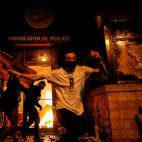 Manifestaci&oacute;n contra la muerte de George Floyd, en Minneapolis, el 28 de mayo.