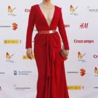 Ruth Gabriel, con uno de los modelos más llamativos del día.