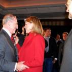 Rato, Cospedal y Rajoy en un acto el 30 de noviembre de 2010.