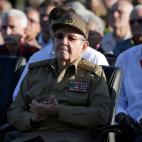Presidiendo un acto en honor del h&eacute;roe independentista Antonio Maceo en La Habana, en diciembre de 2014.