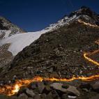 Serie titulada Cuando me tiendo en la Tierra