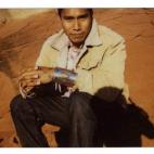 Un artista, retratado por el pequeño en Nuevo Mexiico