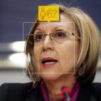 La líder de UPyD, Rosa Díez, tiene 62, justo los que le otorga la máquina.