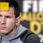 Leo Messi, estrella barcelonista, tiene apenas 27 años.