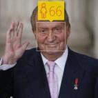 El rey Juan Carlos tiene 77 años.