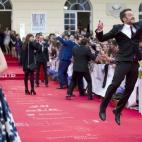 El actor y director Daniel Guzmán, feliz por su premio.