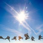 Tomando un poco de aire