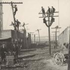 Escuela de celadores en Barcelona. En 1924.