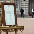 El bando oficial que confirma el nacimiento de la segunda hija de Guillermo y Kate.