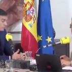 Pedro S&aacute;nchez, presidente de Espa&ntilde;a en funciones en ese momento y actual presidente de Espa&ntilde;a.[7 de octubre de 2019]