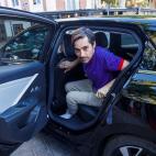 El presentador Jordi Cruz, a su llegada