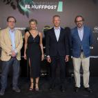 Jorge Rivera, director de Relaciones Institucionales de Prisa Media; Yolanda Díaz, vicepresidenta segunda del Gobierno; Ander Gil, presidente del Senado; y Juan Cantón, director general de prensa de Prisa Media