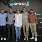 El equipo de Audiencias de El HuffPost junto a Joan Baldoví, diputado de Compromís