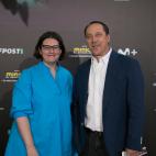 Alfonso Bauluz, presidente de Reporteros Sin Fronteras, junto a Carmen Rengel del El HuffPost