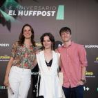 Rita Maestre, Elizabeth Duval y Eduardo Rubiño